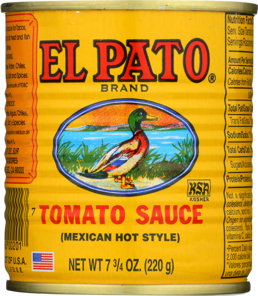 El Pato Tomato Sauce Mexican Hot Style, 7.75 Oz