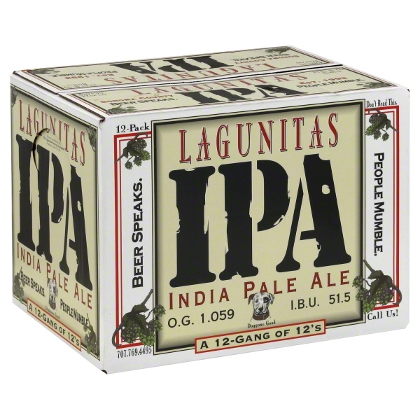Lagunitas IPA 12oz 12 Pack Bottles