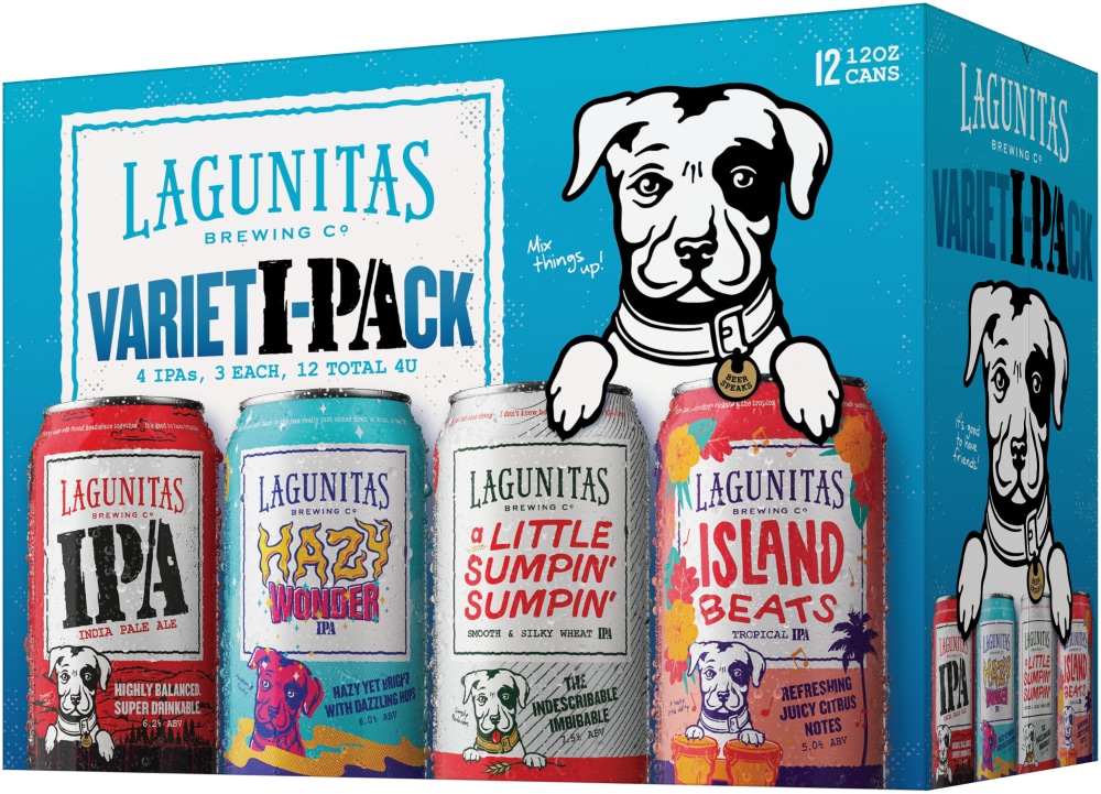 Lagunitas Beer Cans 12pk Variety Pack