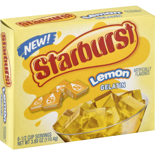 Starburst Sb Lemon Gelatin