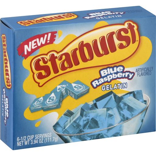 Starburst Gelatin, Blue Raspberry