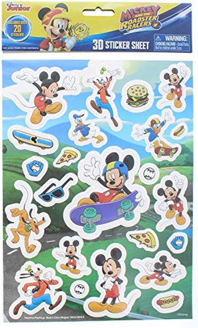 Mickey Sticker And The Roadster Racers 3D Sticker Sheet 20