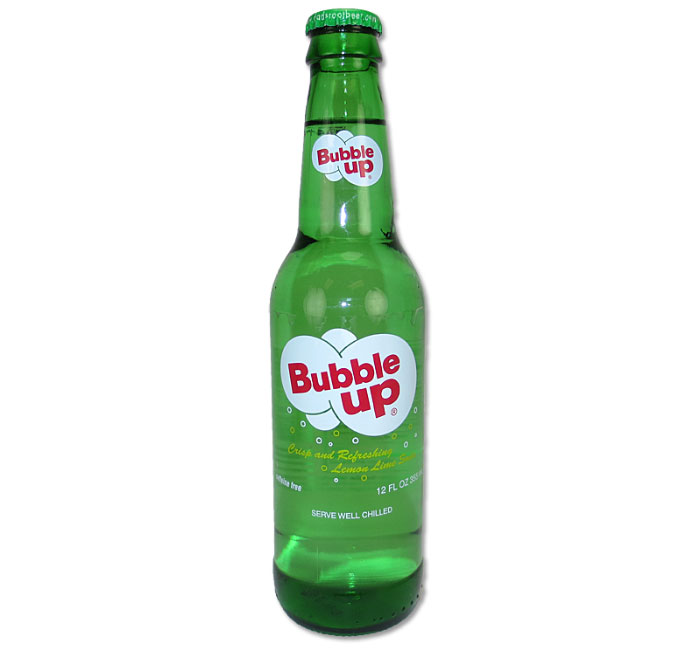 Bubble Up Soda, Lemon Lime 12 Fl Oz