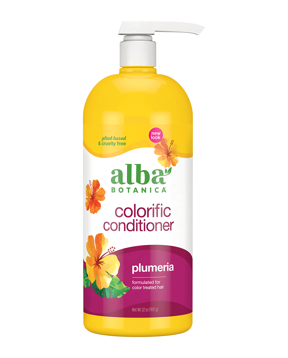 Alba Botanica Hawaiian Hair Conditioner - Plumeria - 12 Fl Oz