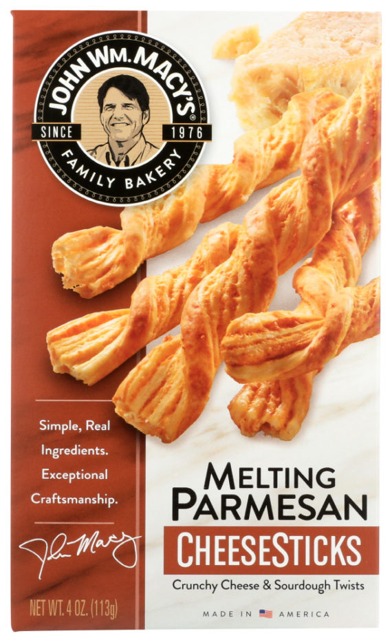 John Wm Macy’S Melting Parmesan Cheese Sticks, 4 Oz