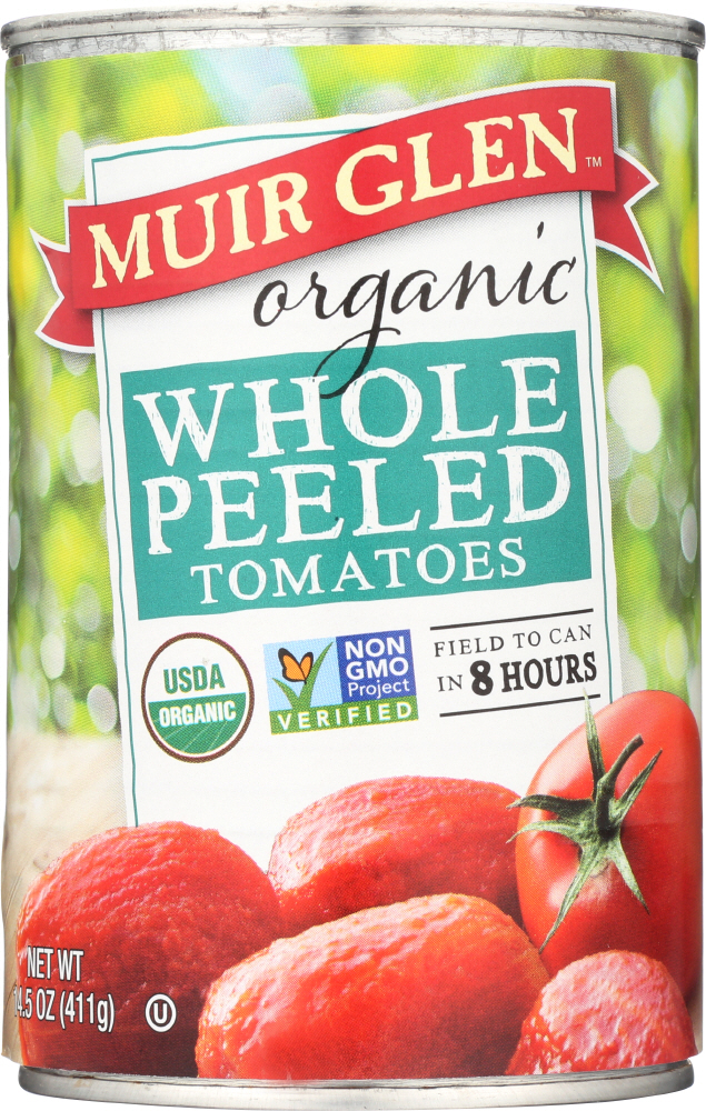 Muir Glen Organic Whole Peeled Tomatoes 14.5 Oz Can