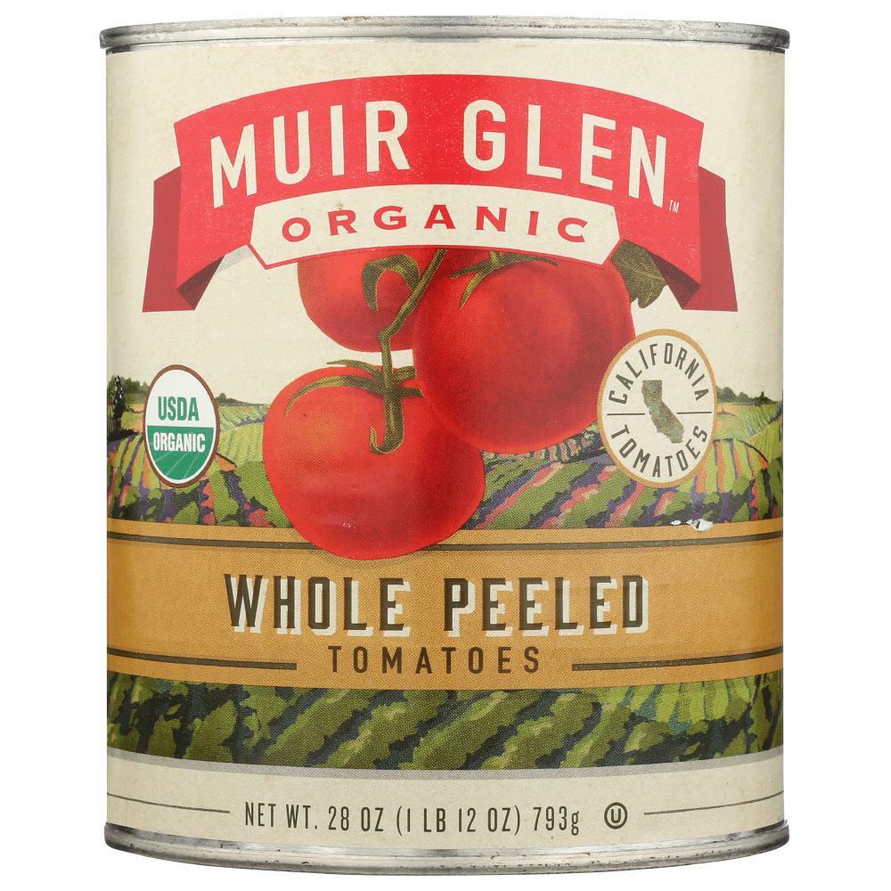 Muir Glen Organic Whole Peeled Tomatoes 28 Oz. Can