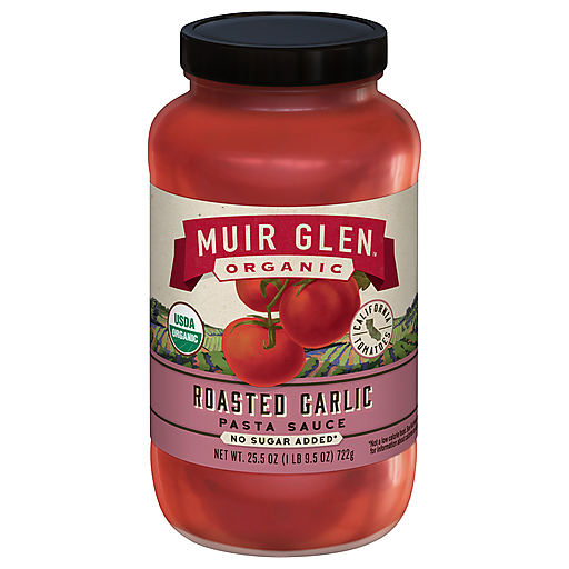 Muir Glen Organic Roasted Garlic Pasta Sauce 25.5 Oz Jar