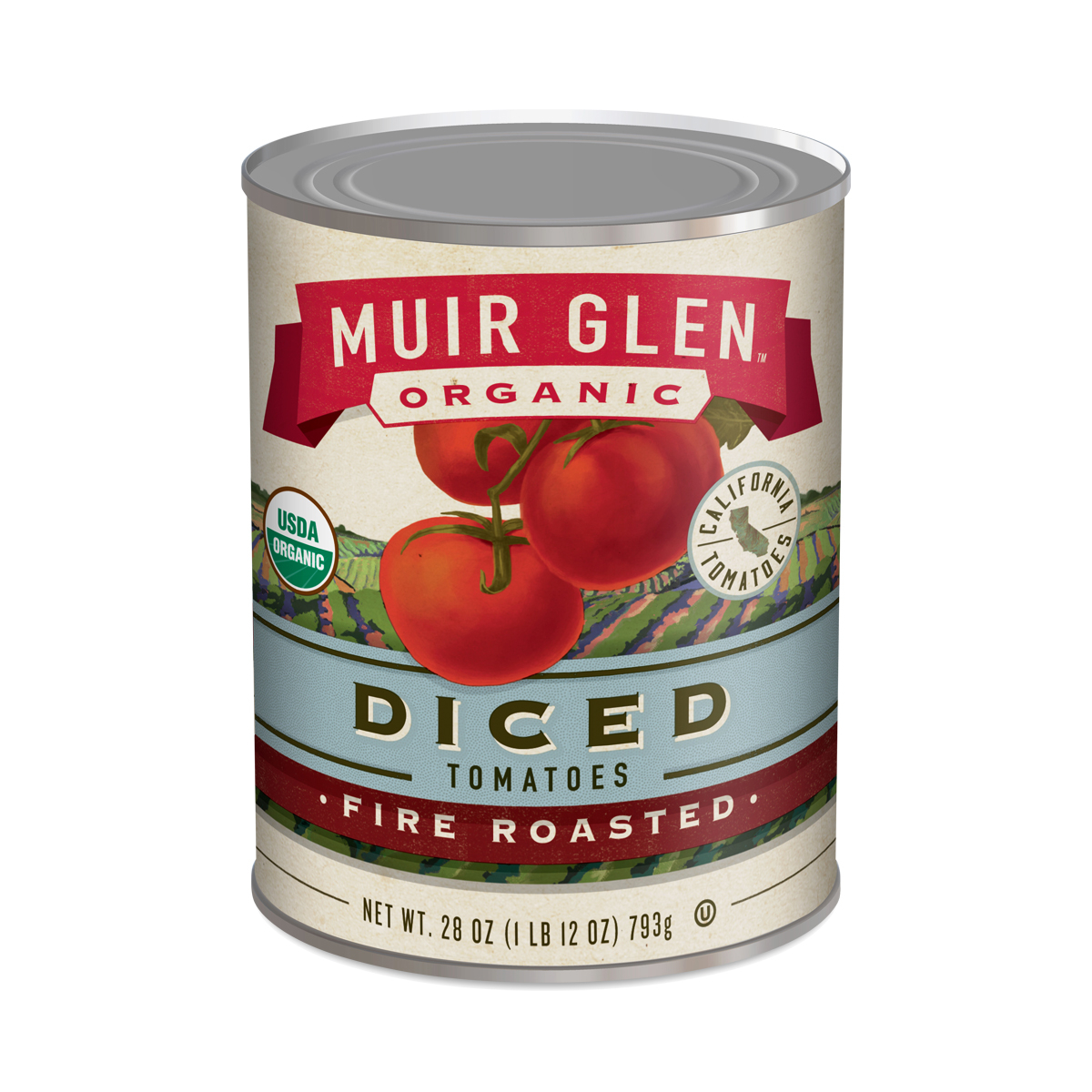 Muir Glen Organic Diced Fire Roasted Tomatoes - 28oz