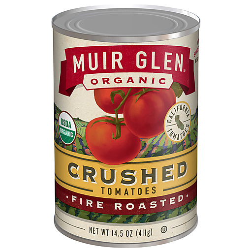 Muir Glen Organic Crushed Fire Roasted Tomatoes 14.5 Oz Can