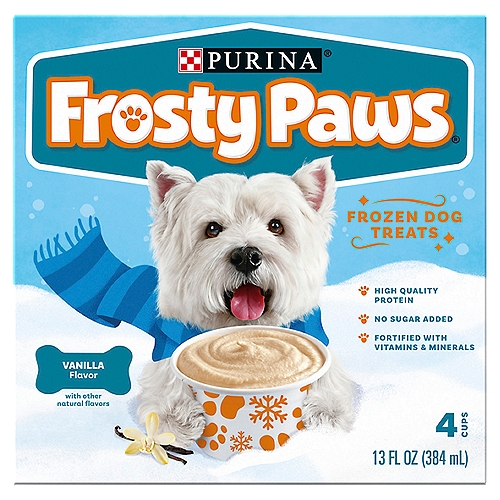 Frosty Paws Purina Original Vanilla Flavor Frozen Dog Treats