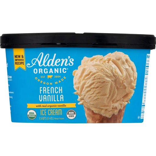 Alden's Organic Ice Cream, French Vanilla