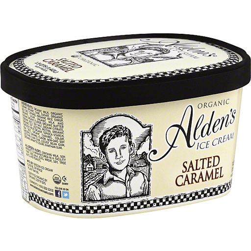 Alden's Organic Ice Cream Salted Caramel