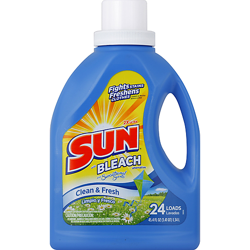 Sun Laundry Detergent, 2X Ultra, With Bleach Alternative And Sunsational Scents, Clean & Fresh