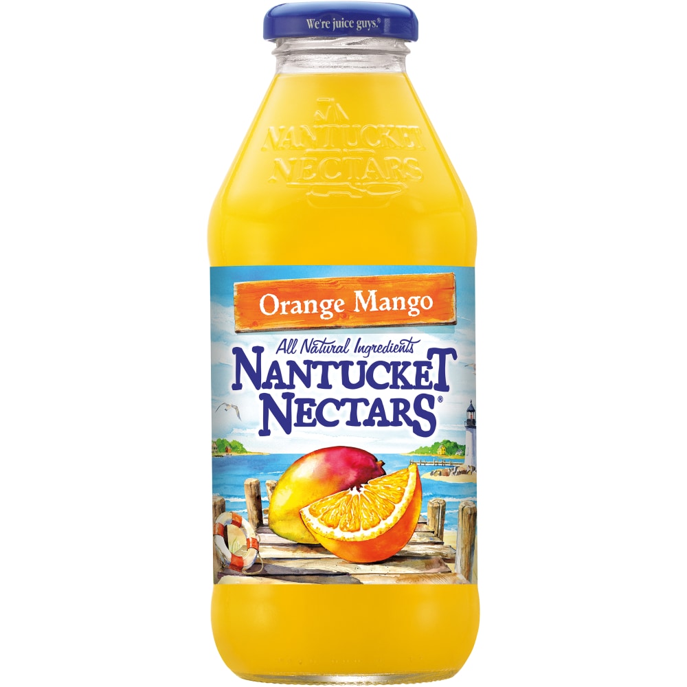 Nantucket Nectars Orange Mango - 16 Fl Oz Glass Bottle