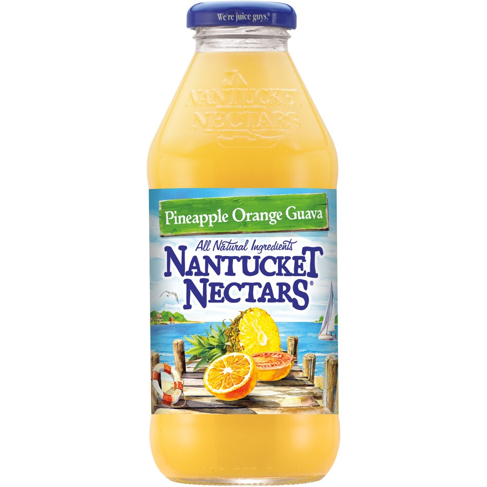 Nantucket Nectars Pineapple Orange Guava - Single Glass Bottle