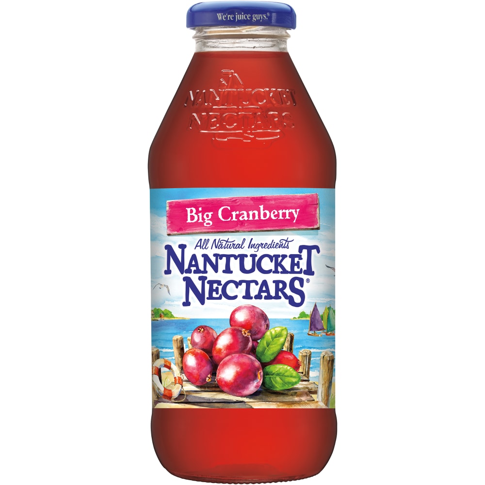 Nantucket Nectars Big Cranberry, 16 Fl Oz Glass Bottle