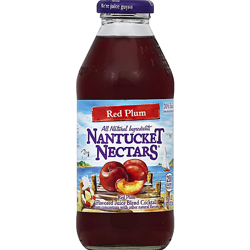 Nantucket Nectars Red Plum, 16 Fl Oz Glass Bottle