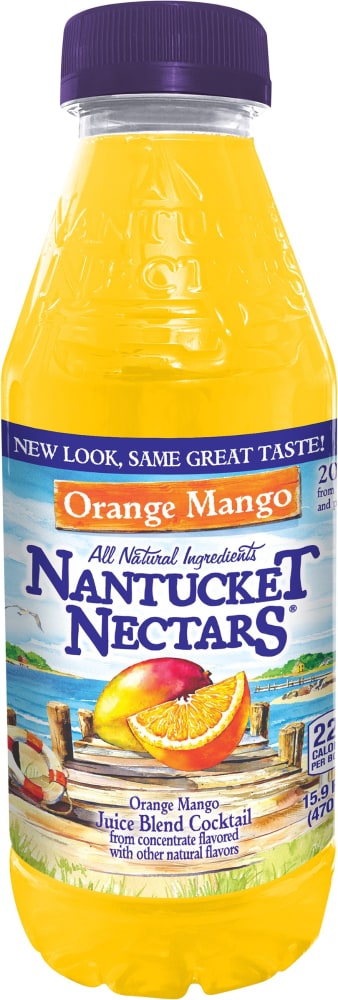 Nantucket Nectars Orange Mango, 15.9 Fl Oz Bottle