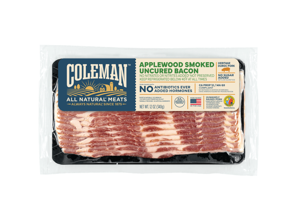 Coleman Natural Foods Cole Applewood Smk Bacon Ns