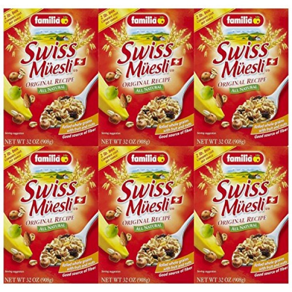Familia Swiss Muesli Cereal Original Recipe 32Ounce Box