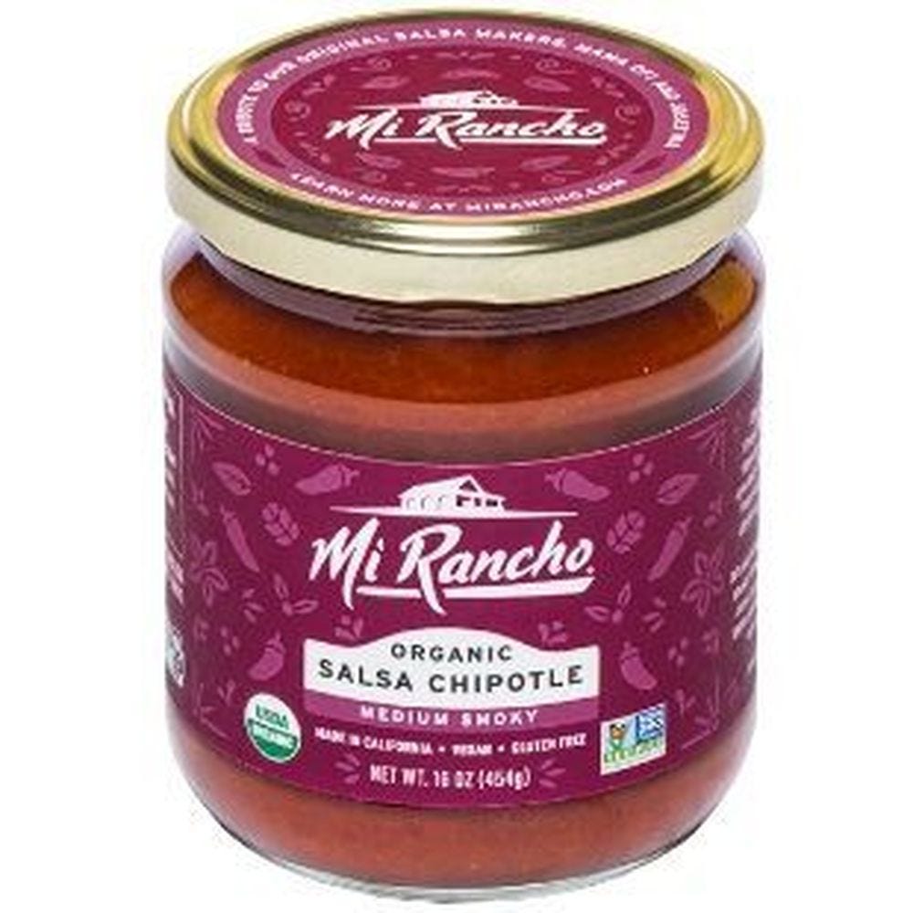 Mi Rancho Organic Chipotle Salsa, 16 Ounce -- 6 Per Case
