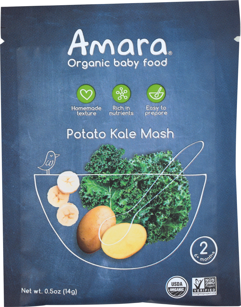 Amara Baby Food Kale Potato Mash