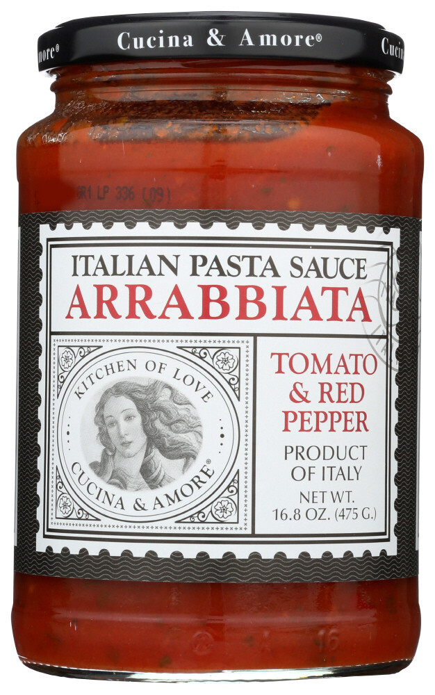 Cucina & Amore Italian Pasta Sauce Arrabbiata Tomato Red Pepper