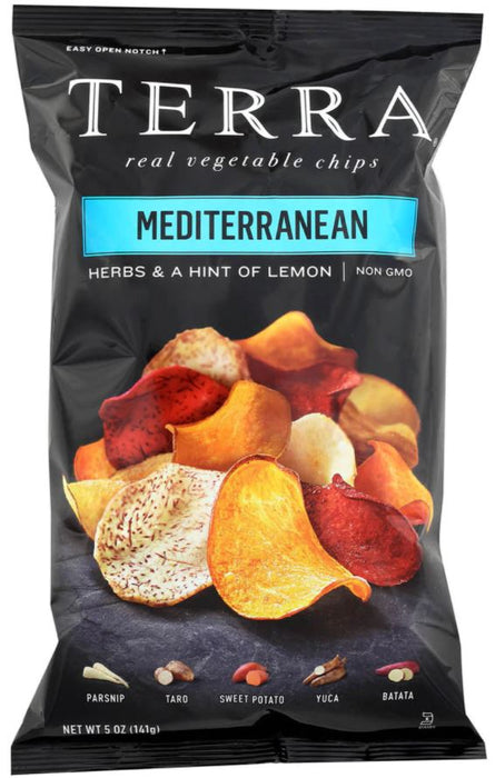 Terra Mediterranean Chips With Herbs & A Hint Of Lemon , 5 Oz