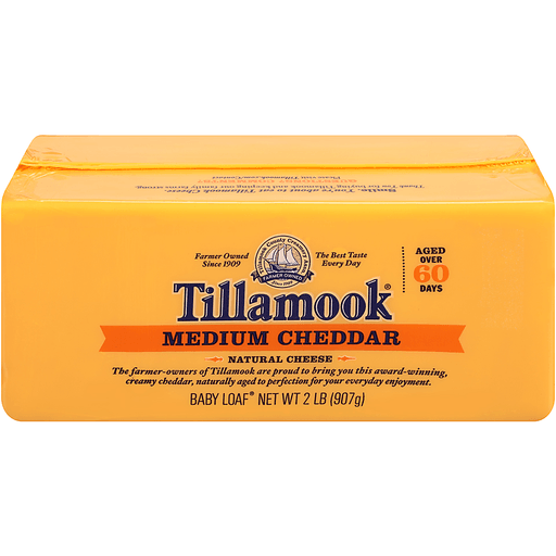 Tillamook Cheese, Medium Cheddar, Baby Loaf