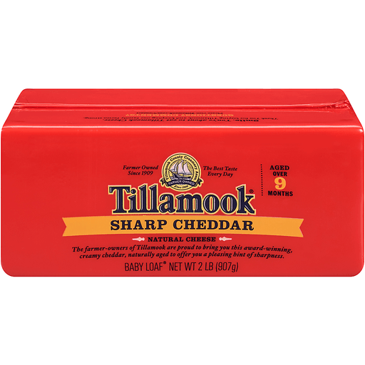 Tillamook Cheese, Sharp Cheddar, Baby Loaf
