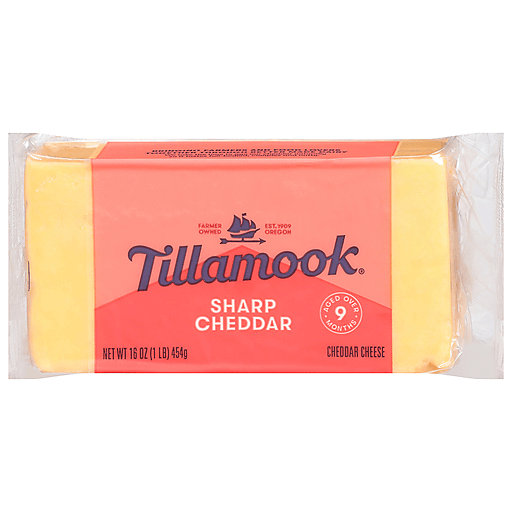 Tillamook Sharp Cheddar Cheese Block - 16oz