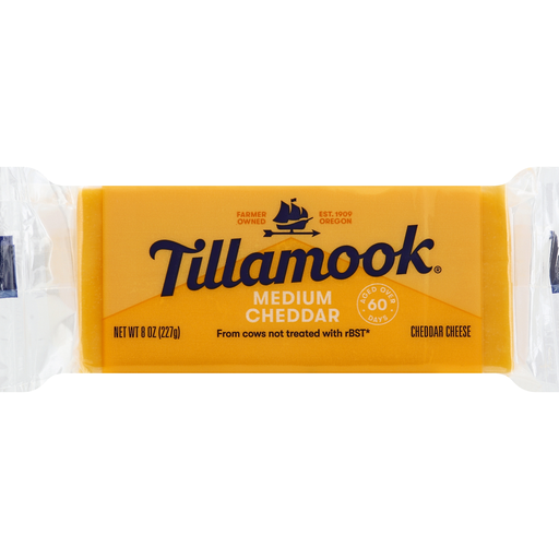 Tillamook Medium Cheddar Cheese Loaf - 8oz
