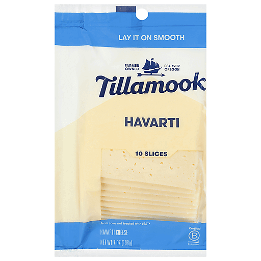 Tillamook Havarti Cheese Slices - 7oz