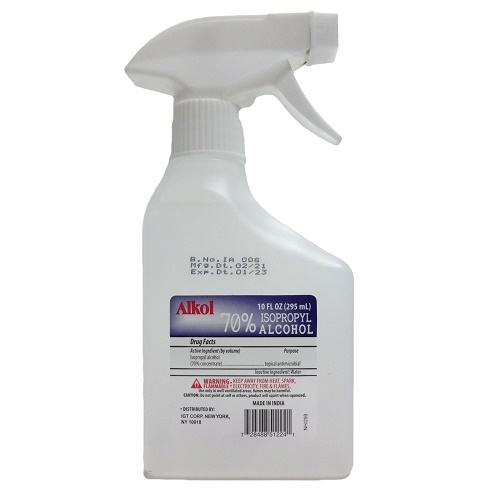 Alkol Alcohol Spray 70% 10oz-whole