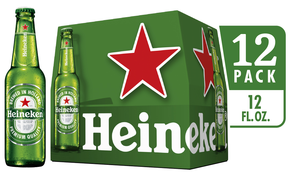Heineken Lager Beer - 12 Pack Bottles 144.00 Fl Oz