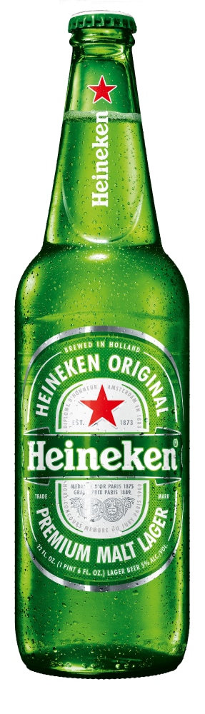 Heineken Original Lager Beer, Single 22 Fl Oz Bottle