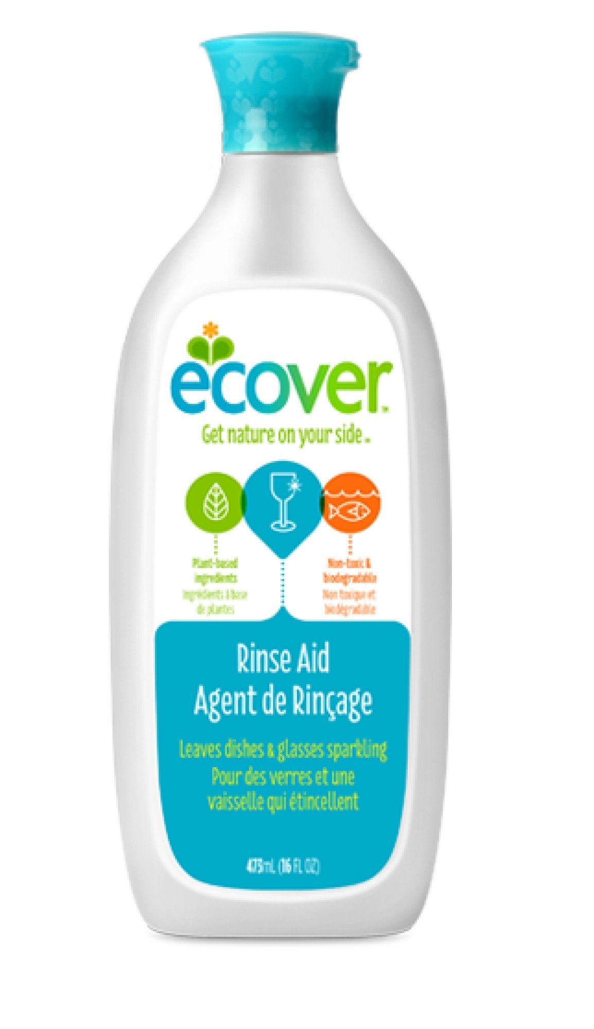 Ecover Natural Rinse Aid For Dishwashers -- 16 Fl Oz
