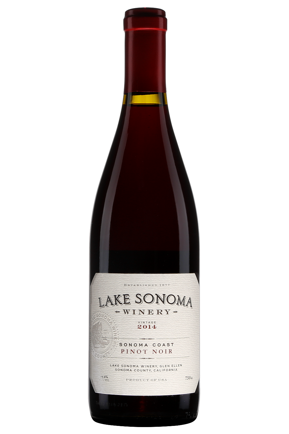 Wine Lake Sonoma Winery Pinot Noir