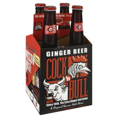 Cock N' Bull N Ginger Beer 4Pk Bottles