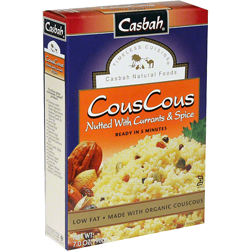 Casbah Timeless Cuisine CousCous, Nutted With Currants & Spice