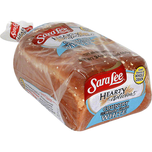 Sara Lee Hearty & Delicious Bread, Bakery, Made With Whole Grain, Country White