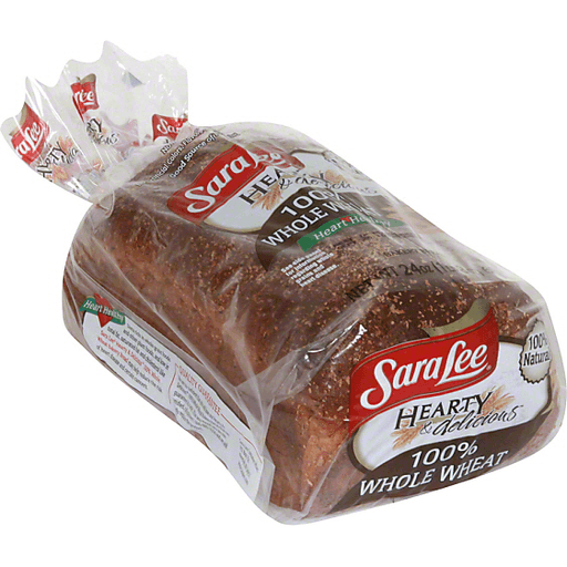 Sara Lee Hearty & Delicious Bread, Bakery, 100% Whole Wheat