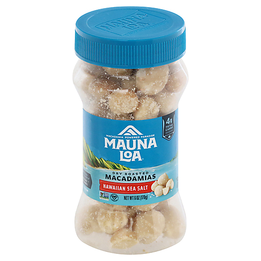 Mauna Loa Dry Roasted Hawaiian Sea Salt Macadamias 6 Oz