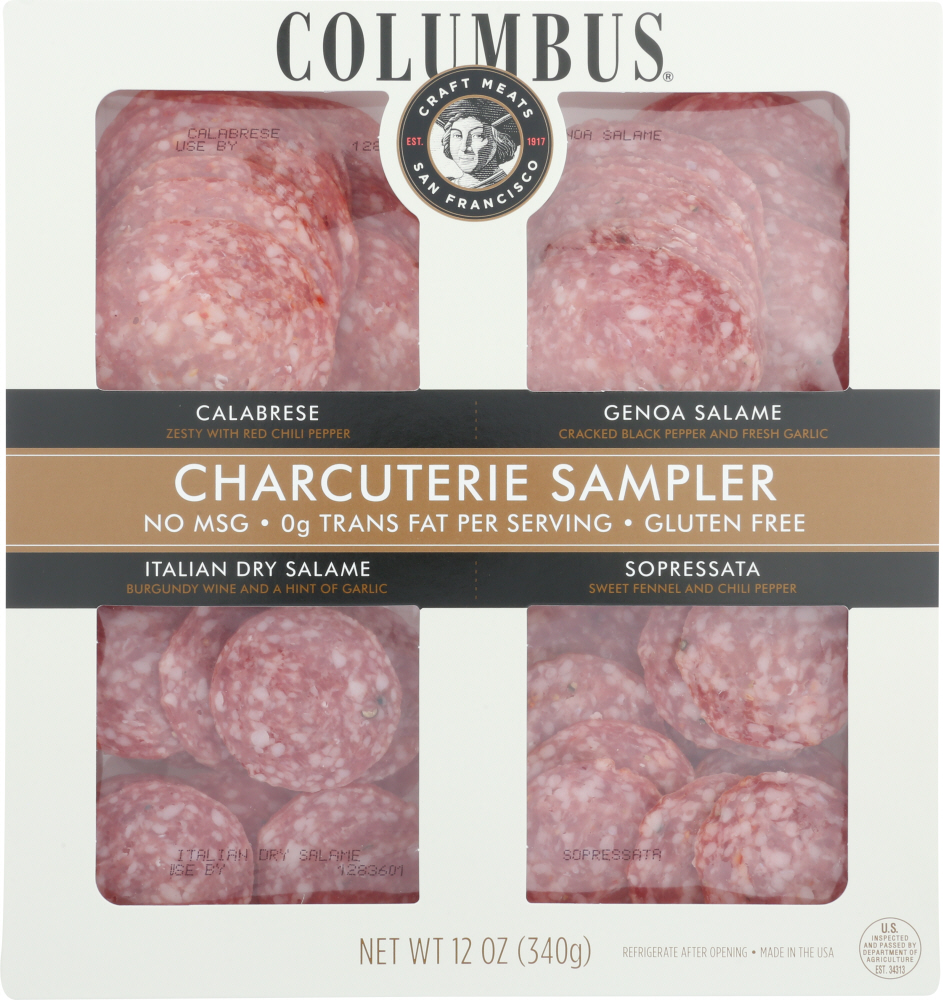 Columbus Charcuterie Sampler Deli Meats - 12oz