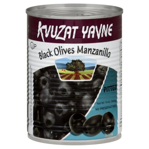 Kvuzat Yavne Olives, Black, Manzanillo, Pitted
