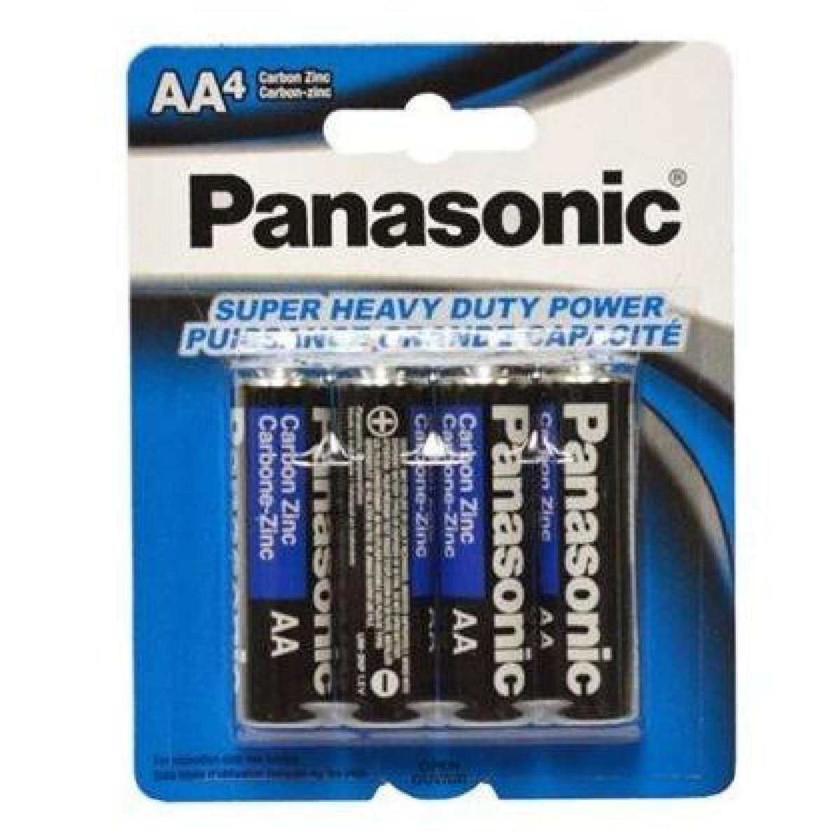 Panasonic Super Heavy Duty AA Batteries, 4pk