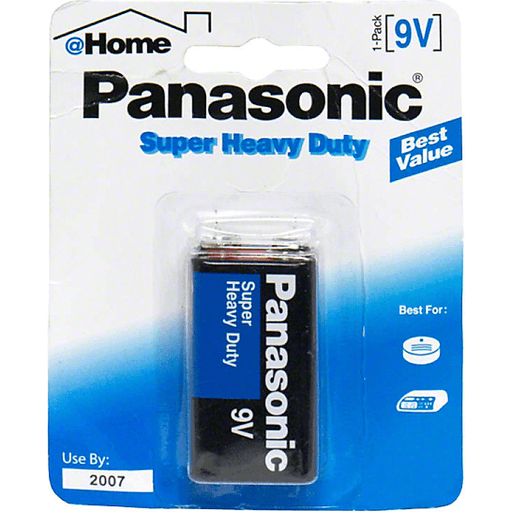 Panasonic Super Heavy Duty 9v Battery