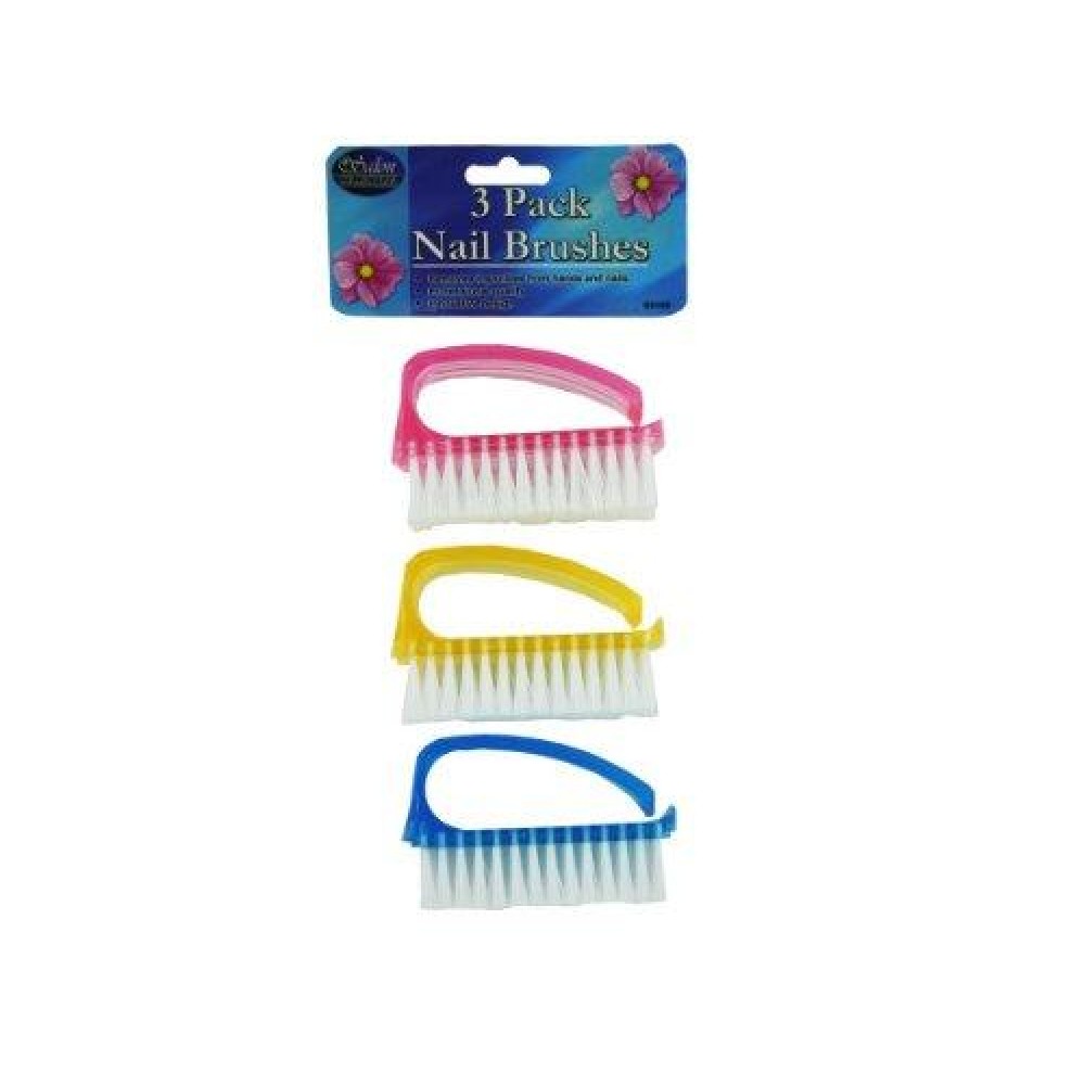Salon Collections Nail Brush Set, Bulk Pak, 12