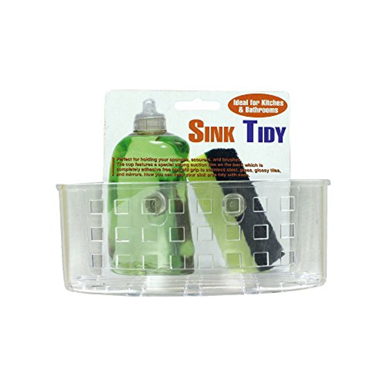 Bulk Buys Kole Imports HM034 Sink Organizer With Suction Cups